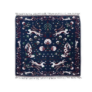 KH ショール 1500×1400 Rabbit Dark Blue