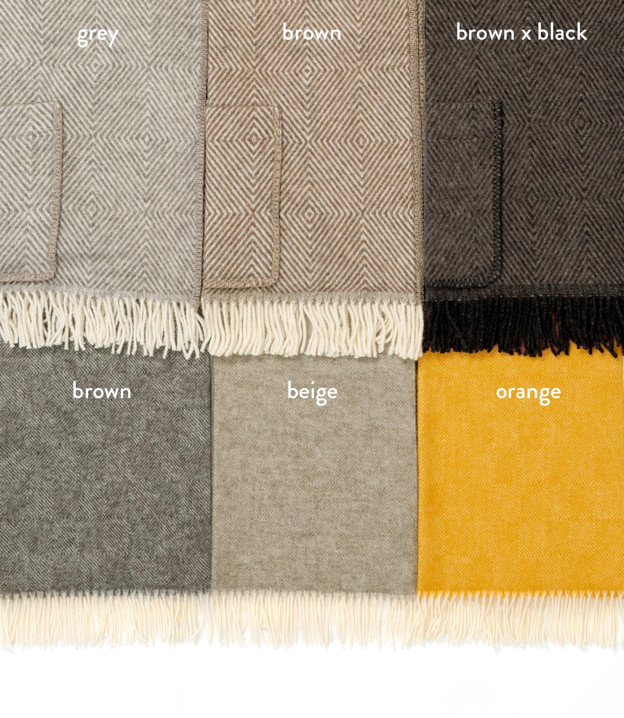 ショールの色比較