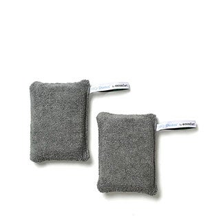 omk MQ Duotex マルチスポンジ ミニ グレー 2個セット