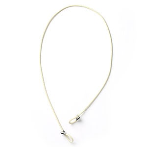 omk マスクホルダー ホワイトイエロー×シルバー