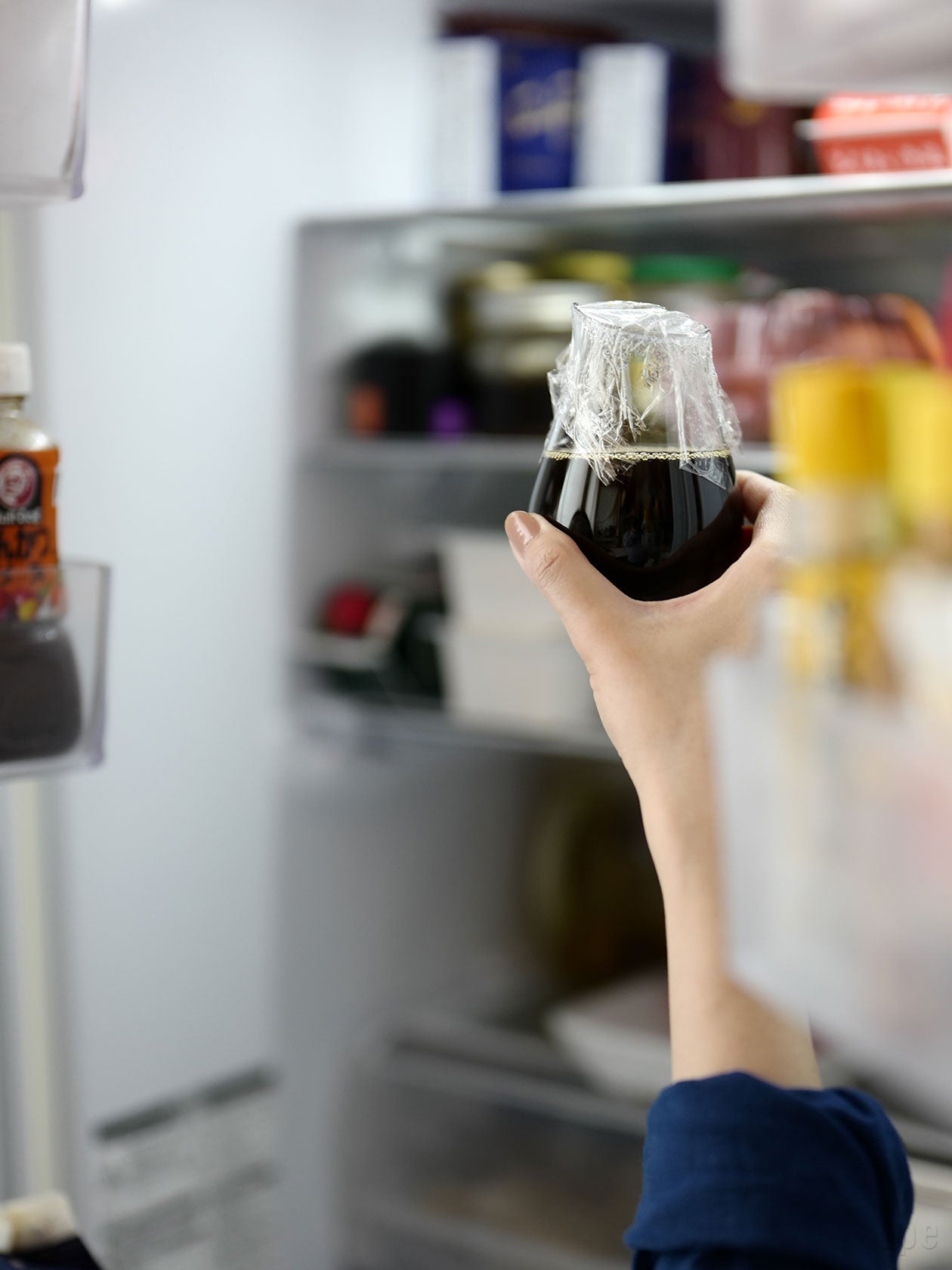 朝淹れて残ったコーヒーをBellman ミルクジャグ200mlに残しておいて冷やしておく