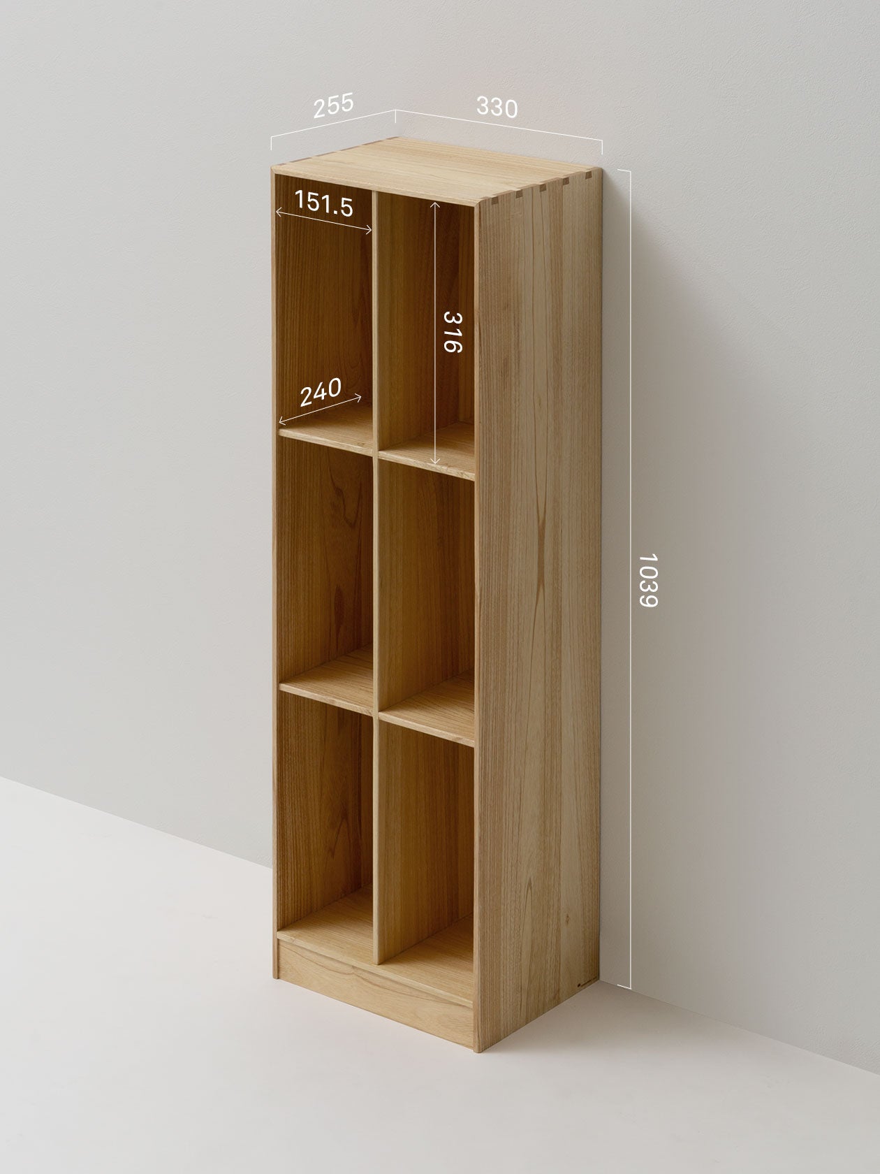 bookbookbook 1の外寸と内寸、各所のサイズ表