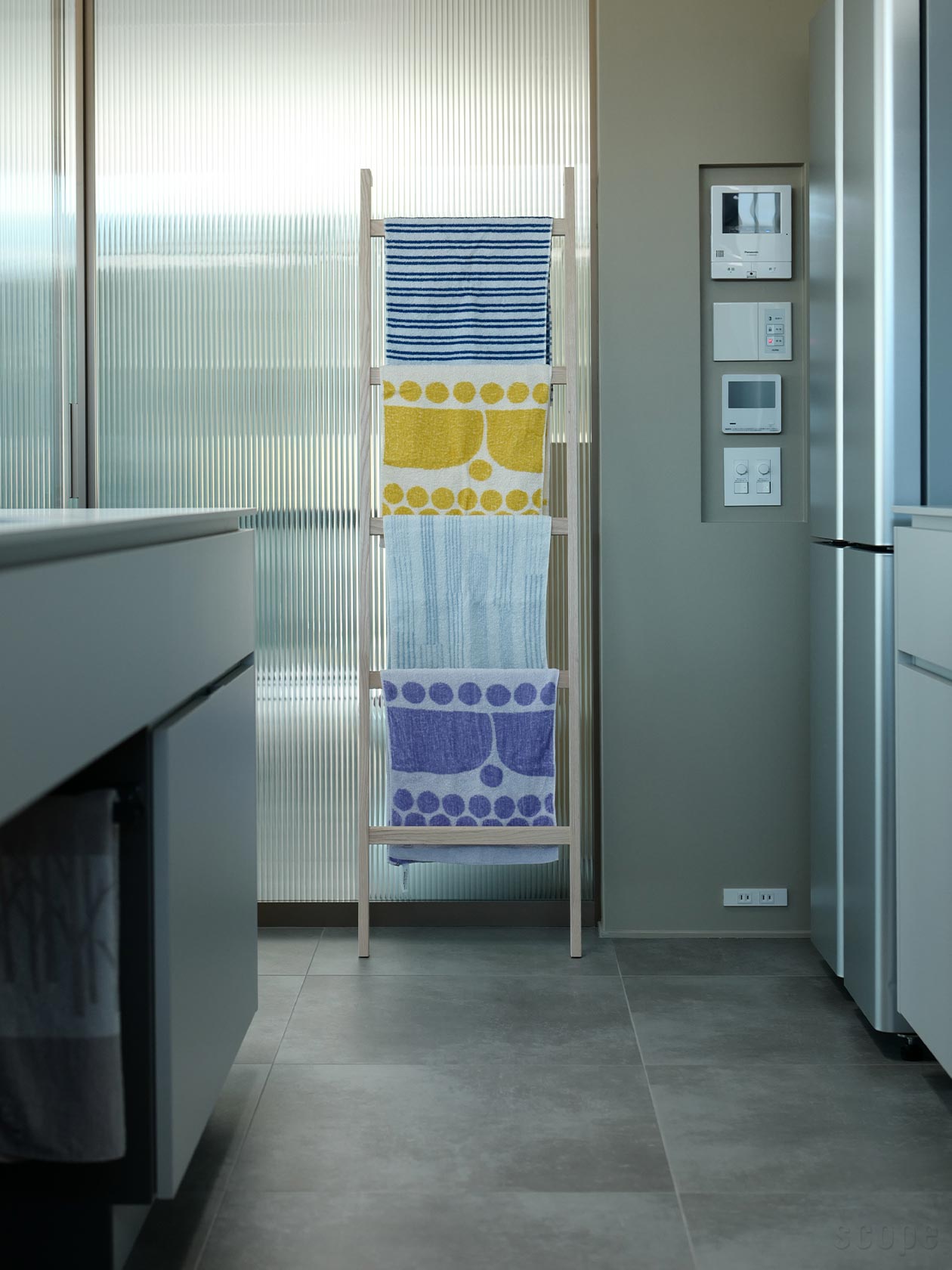 house towel ライト | 薄手で長さ80cmの日常サイズ | scope