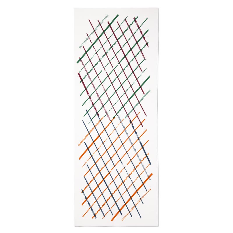 手ぬぐい 017 立花文穂 チェックチェック