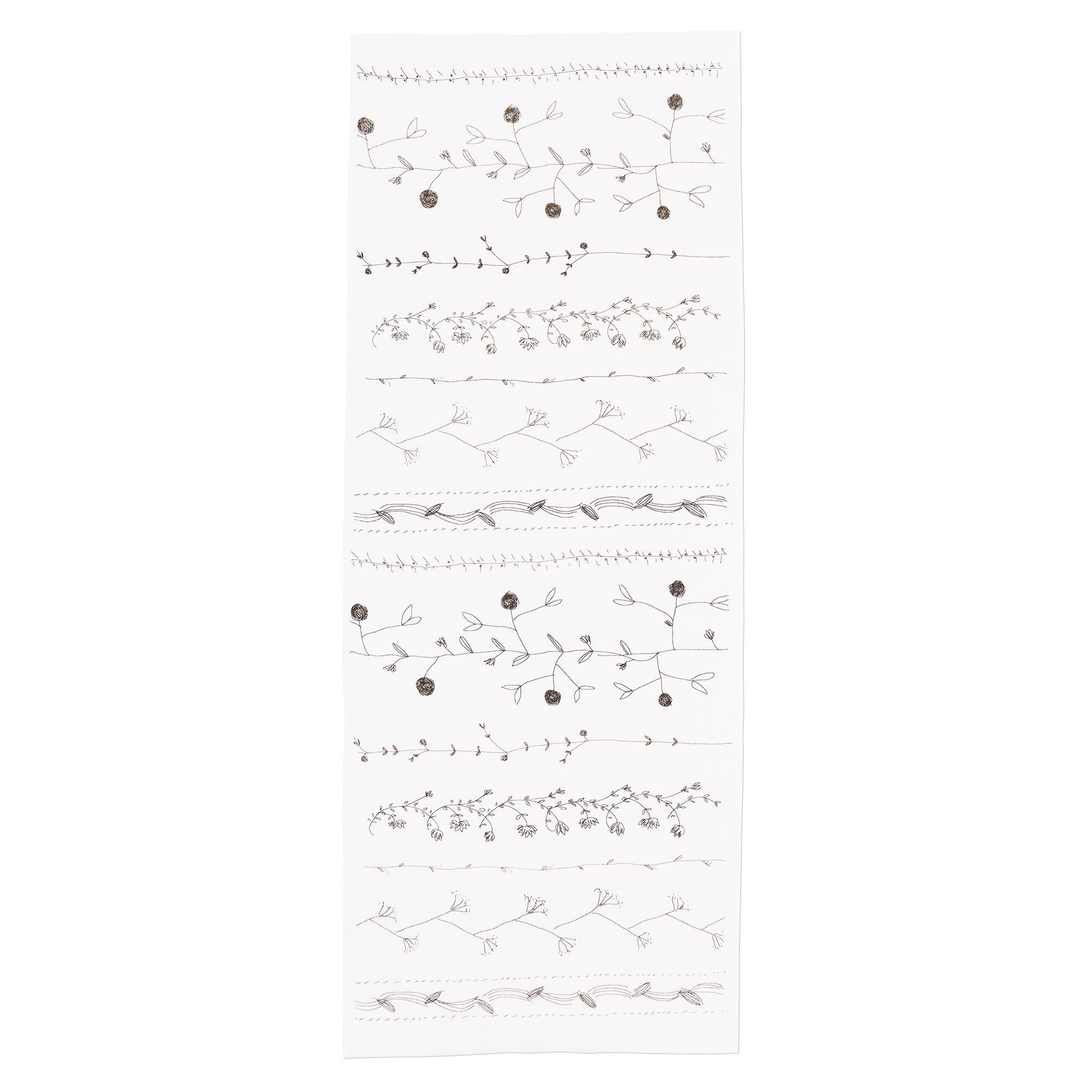 手ぬぐい 020 石本藤雄 野道 セピア