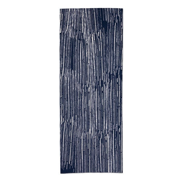 手ぬぐい 030 立花文穂 雨中 紺