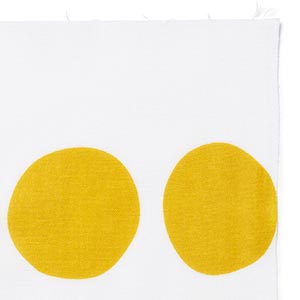 手ぬぐい 041 Birger Kaipiainen Sunday Morning イエロー