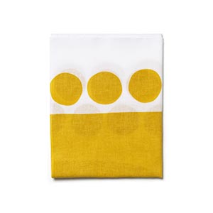 手ぬぐい 041 Birger Kaipiainen Sunday Morning イエロー