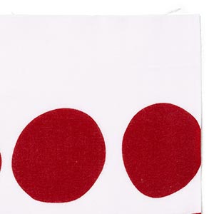 手ぬぐい 043 Birger Kaipiainen Sunday Morning レッド