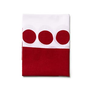 手ぬぐい 043 Birger Kaipiainen Sunday Morning レッド