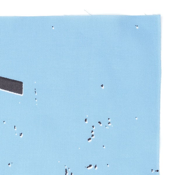 手ぬぐい 052 立花文穂 ププぷ 水色