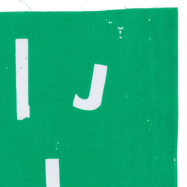 手ぬぐい 056 立花文穂 いただきます 緑茶