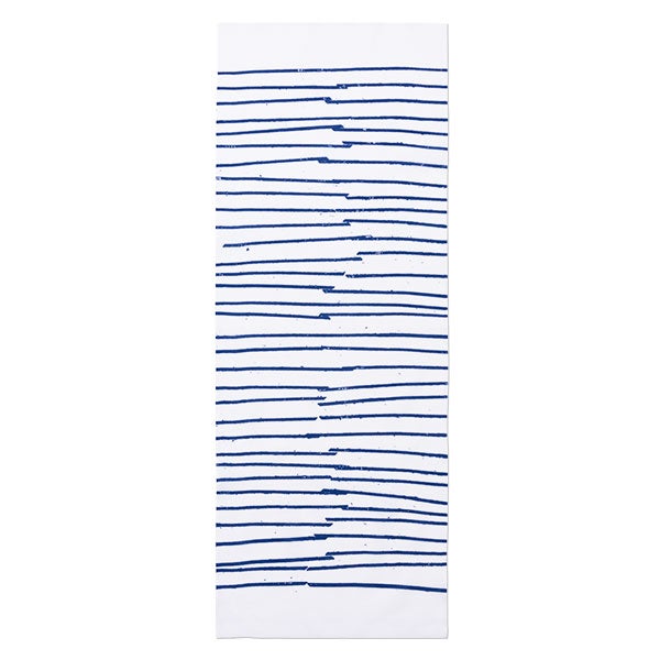 手ぬぐい 057 立花文穂 棒だー ブルー