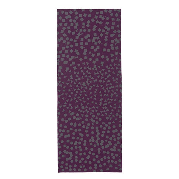 手ぬぐい 061 立花文穂 マルサンカクシカク パープル
