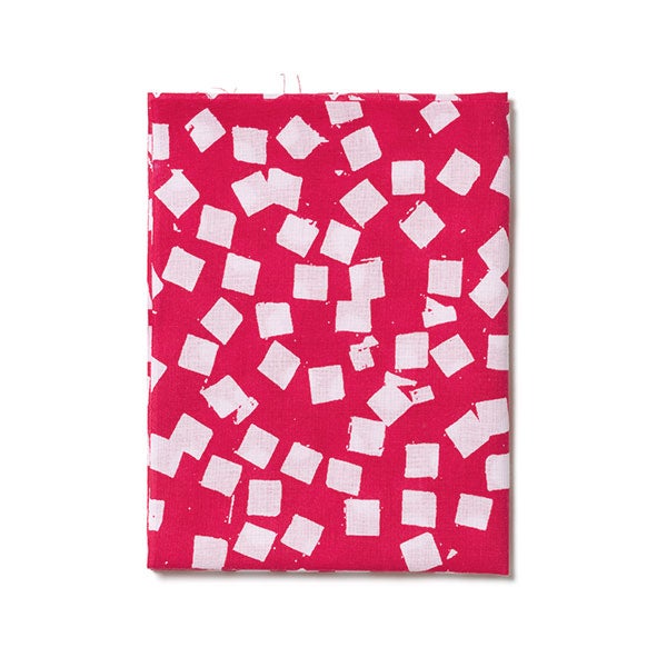 手ぬぐい 062 立花文穂 マルサンカクシカク レッド