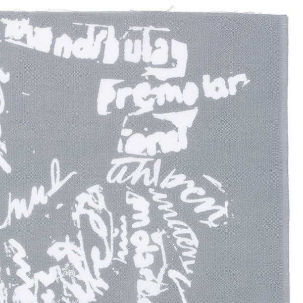 手ぬぐい 063 立花文穂 スペル グレー