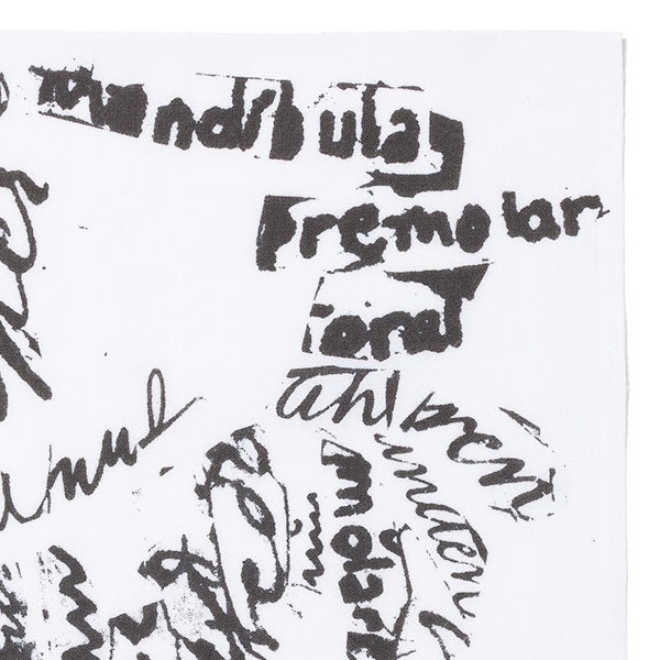 手ぬぐい 064 立花文穂 スペル ホワイト