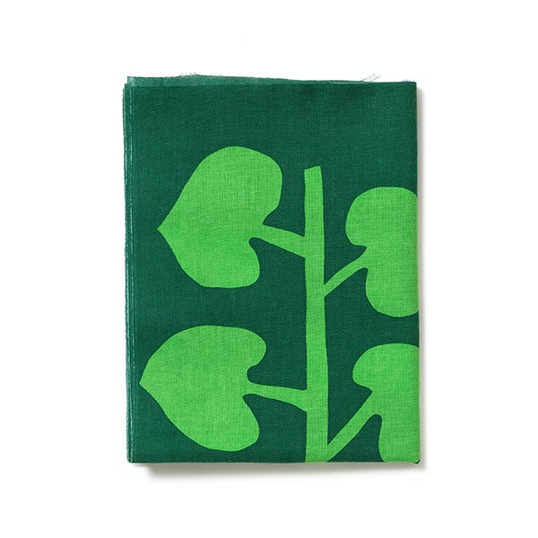 手ぬぐい 066 鈴木マサル FLORIST グリーン