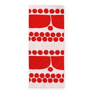 house towel ライト Sunday morning レッド