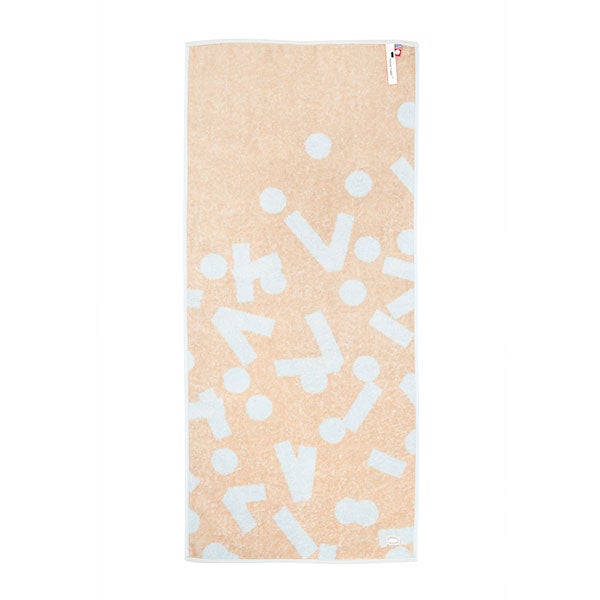 house towel ライト Confetti ブラウン