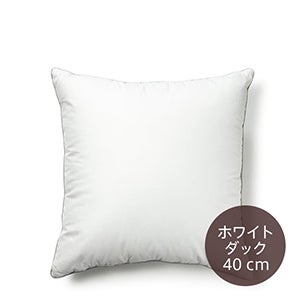 inner cushion ホワイトダックダウン 40cm