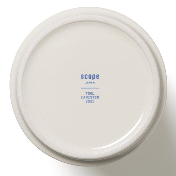 キッチンツールキャニスター170mm ホワイト