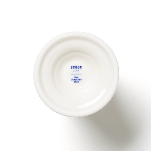 キッチンツールキャニスター 110mm ホワイト