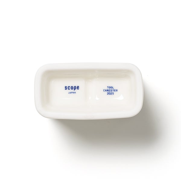 キッチンツールキャニスター65mm ホワイト