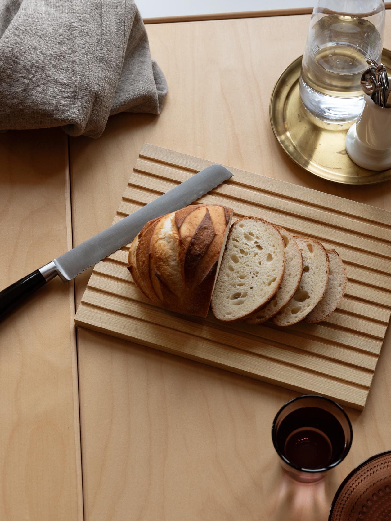 SIDE BY SIDE (サイド バイ サイド)Bread Cutting Board
