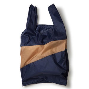 S.B Forever! バッグ L ネイビー / キャメル 5