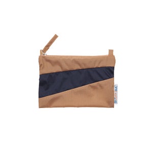 S.B Forever! ポーチ S キャメル / ネイビー 3