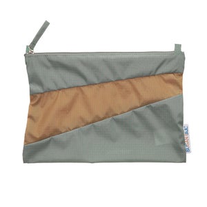 S.B Forever! ポーチ M グレー / キャメル 4