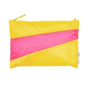 S.B Flash ポーチ M TV Yellow & Fluo Pink 112