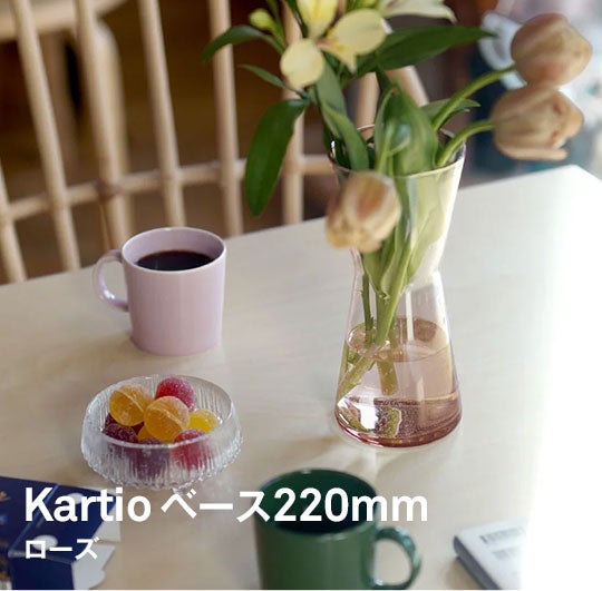 Kartio ベース220mm ローズ