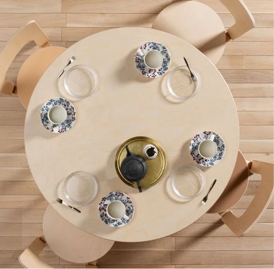 90A Table 円形 100cm ナチュラルラッカー