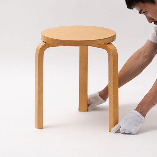 Artek / Stool 60 3本脚 ハニー