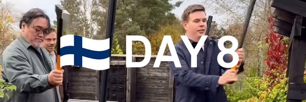 只今フィンランド出張中！